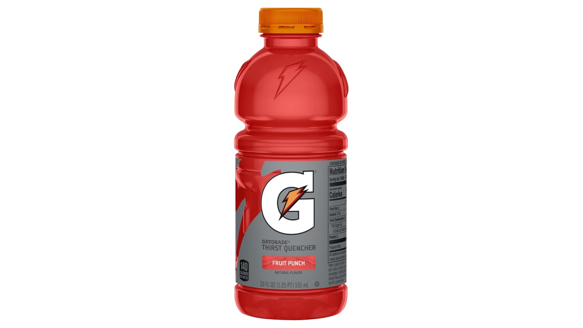 Gatorade Thirst Quencher Fruit Punch Sports Drink Bottle (20 oz)