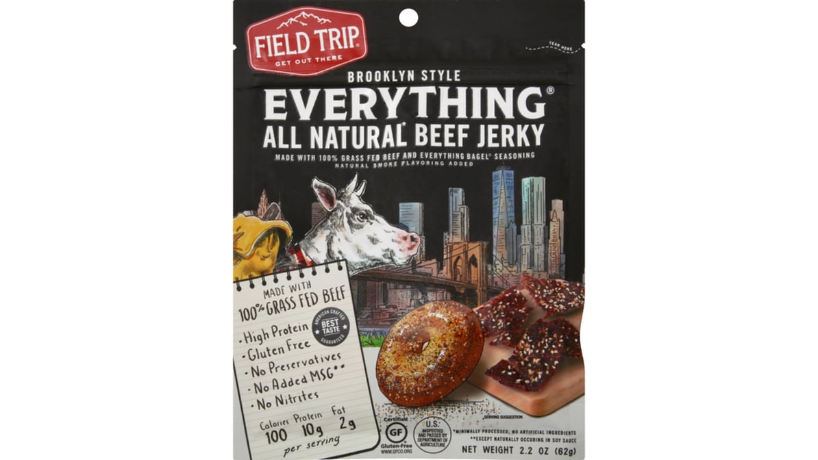 Field Trip All Natural Beef Jerky Brooklyn Styler Everything Bagel (2.2 oz)