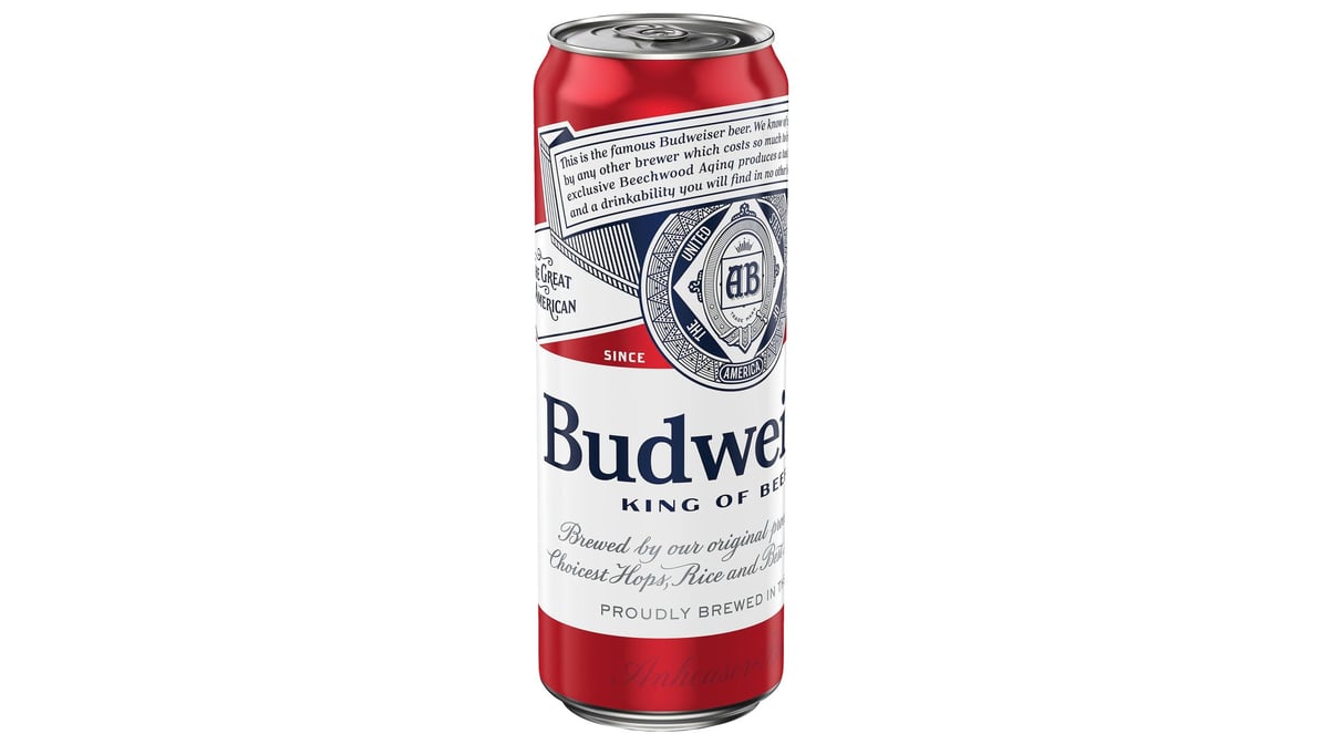 Budweiser Lager Can (25 oz)