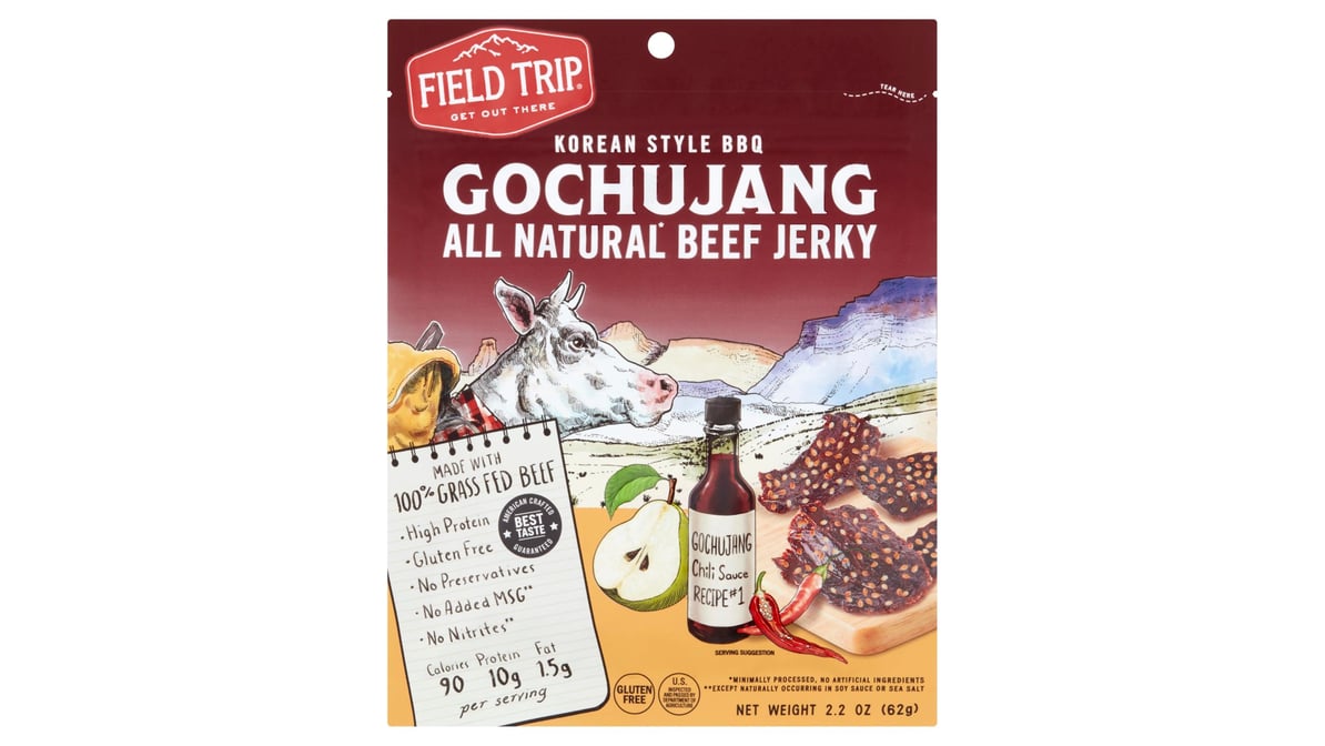 Field Trip All Natural Beef Jerky Gochujang Korean Style BBQ (2.2 oz)