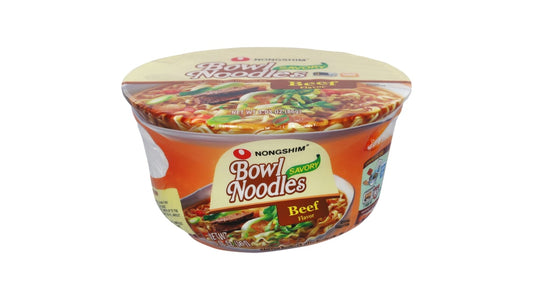 Nongshim Beef Flavor Bowl Noodle Soup (3.03 oz)