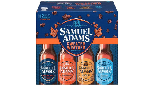 Samuel Adams Sweater Weather Beer Bottles Variety Pack (12 oz x 12 ct)