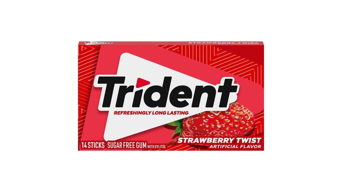 Trident Sugar Free Strawberry Twist Gum (14 ct)