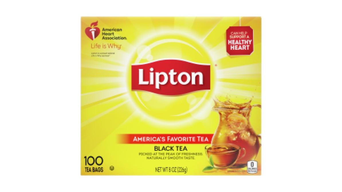 Lipton Regular Black Black Tea Bags (100 ct)