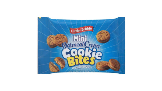 Little Debbie Mini Oatmeal Creme Cookie Bites Sandwich Cookies (2.5 oz)