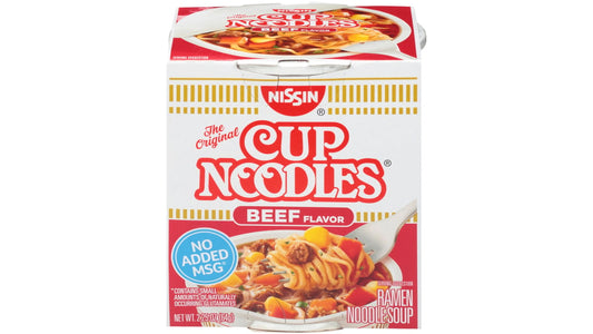 Nissin The Original Cup Noodles Beef Ramen Noodle Soup (2.25 oz)