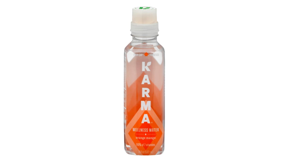 Karma Wellness Orange Mango Spring Water (18 oz)