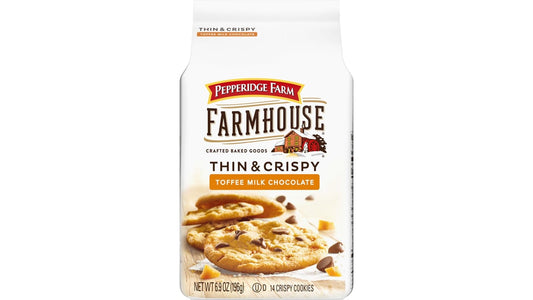 Pepperidge Farm Farmhouse Toffee Milk Chocolate Thin & Crispy Cookies (6.9 oz)