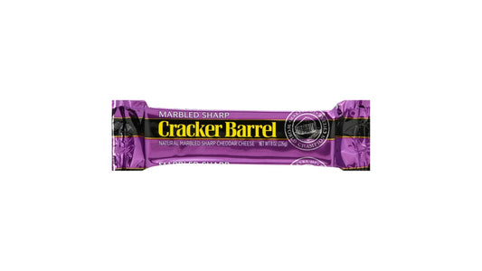 Cracker Barrel Marbled Sharp Cheddar Cheese (8 oz)